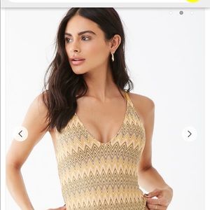 Chevron Knit One Piece